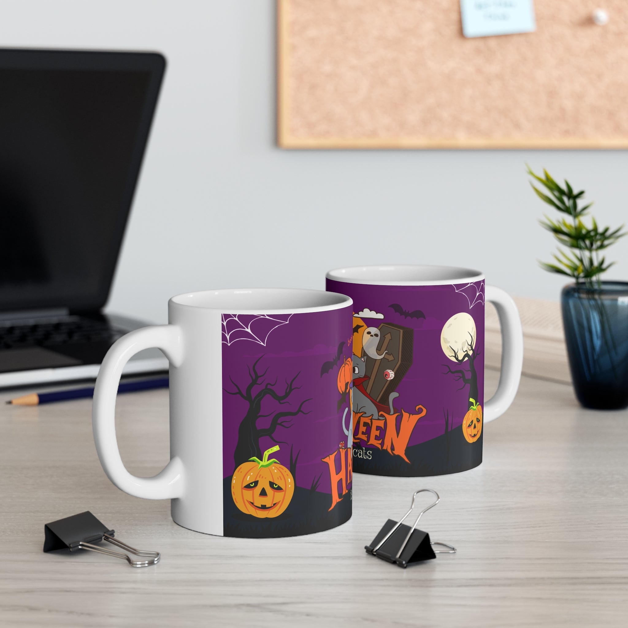 Happy Halloween is Better with Cats | Mug